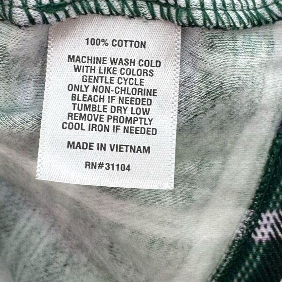 3/$20 Kim Rogers Plaid Green/Blue 3/4 Sleeve size 2X - Picture 5 of 6